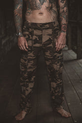 Draw String Cargo Pants CAMO